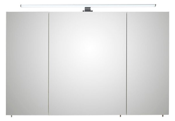 Fehér függő fürdőszoba szekrény tükörrel 110x70 cm Set 360 - Pelipal