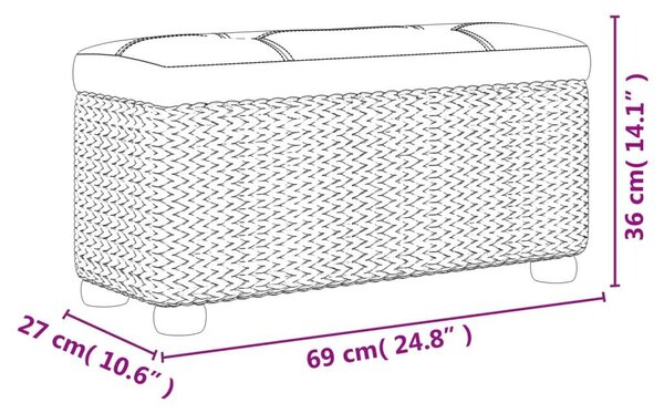 Gyékény Tárolópad - 2 db - 69 cm