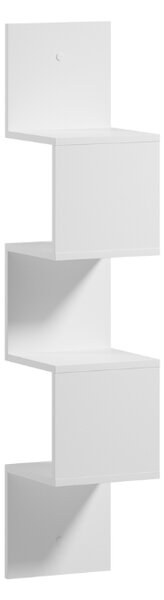Fali polc SUNEDO 25x125 cm, fehér
