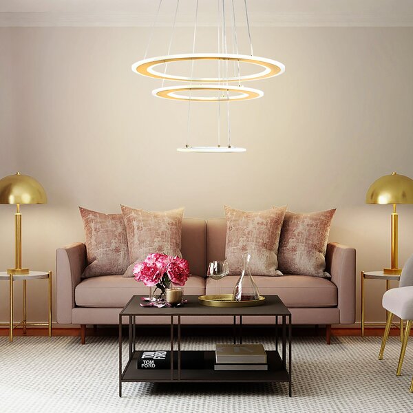 Mennyezeti lámpa LED G041-3CP BRUSH GOLD