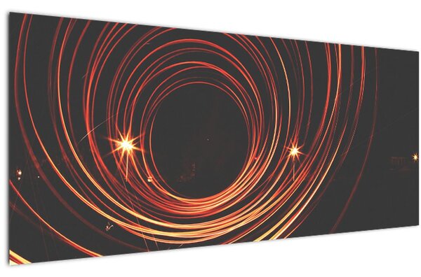 Absztrakt vonalak képe (120x50 cm)