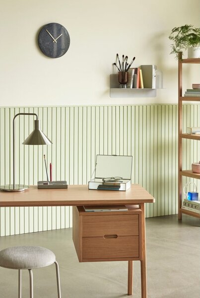 Íróasztal tölgyfa dekorral 57x120 cm Architect – Hübsch