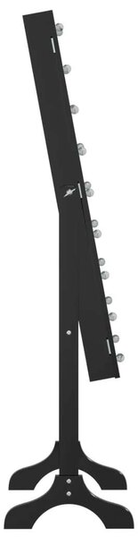 LED-es Állótükör - Fekete - 146 cm