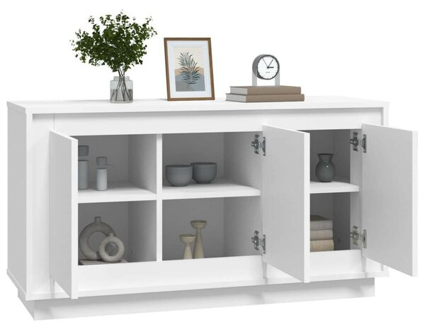 VidaXL Fehér Tálalószekrény - 102x35x55 cm