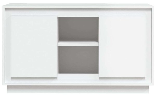 Fehér Fa Tálalószekrény - 102x35x60 cm