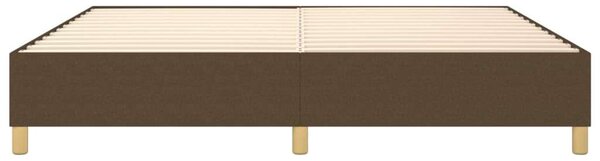Modern Ágykeret - Szövet - Sötétbarna - 200x200 cm