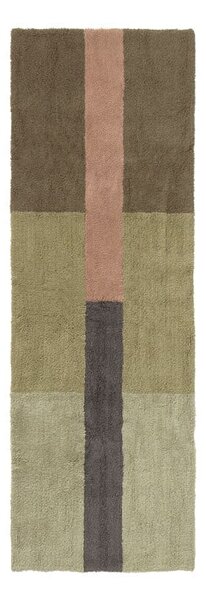 Kézi szövésű gyapjú futószőnyeg 80x230 cm Chroma Dusty Pink – Lorena Canals