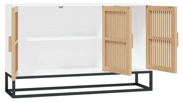 VIDAXL - Fehér Fenyőfa Tálalószekrény - 105x30x65 cm