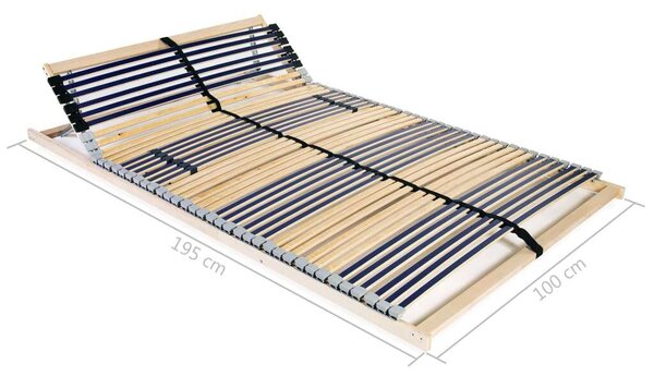 Bükkfa Ágyrács - 7 Zónás - 42 Léces - 100x200 cm