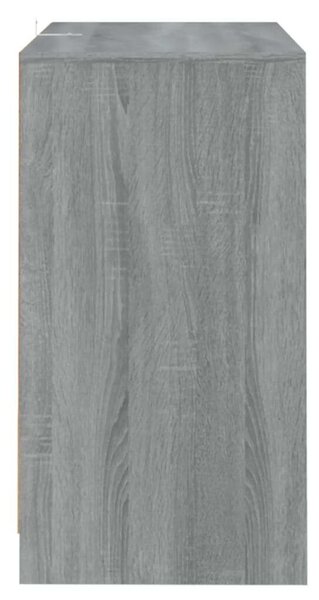 Modern 2 db Szürke Sonoma Tálalószekrény - 70x41x75 cm