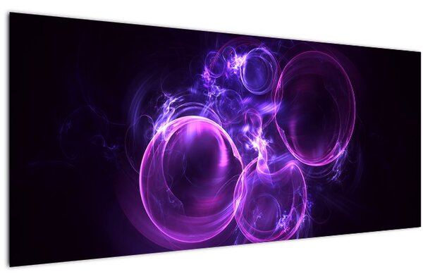 Absztrakt kép buborékok (120x50 cm)