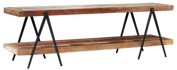 Újrahasznosított Fa TV-szekrény - Ipari Stílus - 160 cm