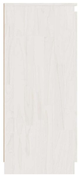 VIDAXL - Fehér Fenyőfa Tálalószekrény - 60x36x84 cm