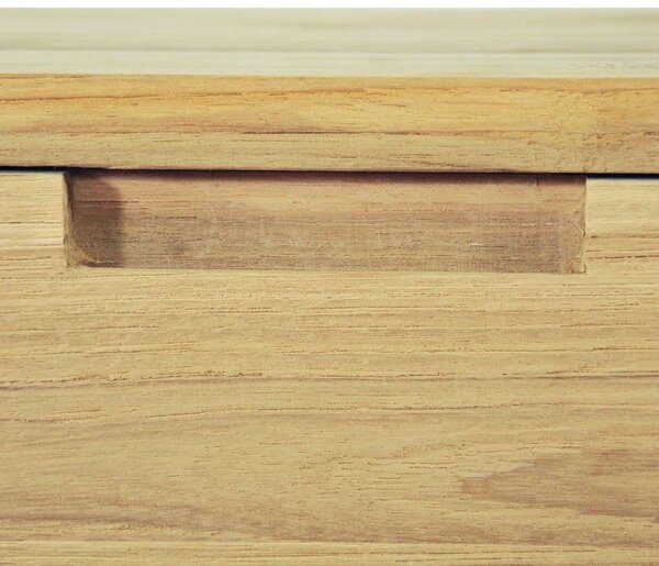 VidaXL tömör tíkfa TV-szekrény 120 x 35 x 35 cm