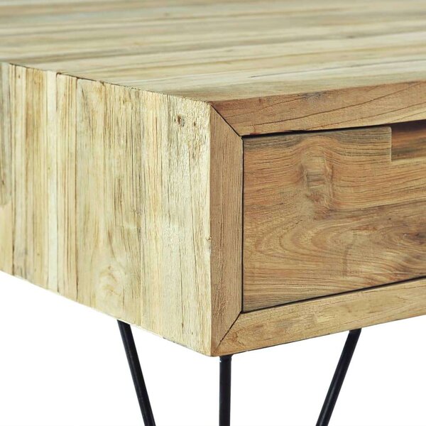 VidaXL tömör tíkfa TV-szekrény 120 x 35 x 35 cm
