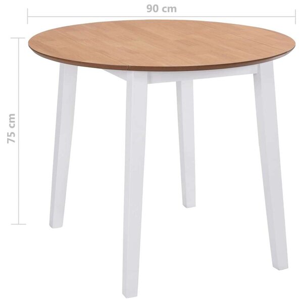 Praktikus Kerek Étkezőasztal - Lehajtható - 90cm