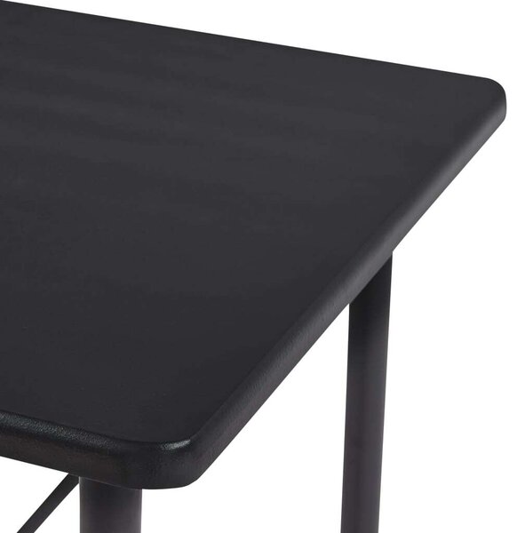 Modern Bárpult Asztal - Fekete - 120x60x110 cm