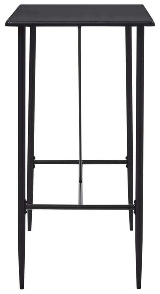 Modern Bárpult Asztal - Fekete - 120x60x110 cm