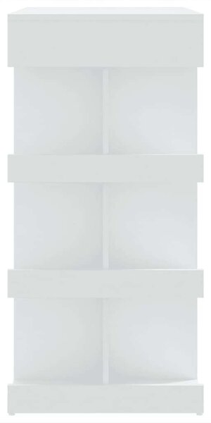 Bárasztal Tárolóval - Fehér - 100x50x101,5cm