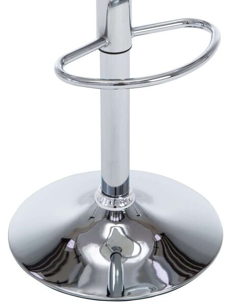 Modern Bárszék - Szürke Műbőr - 2 db
