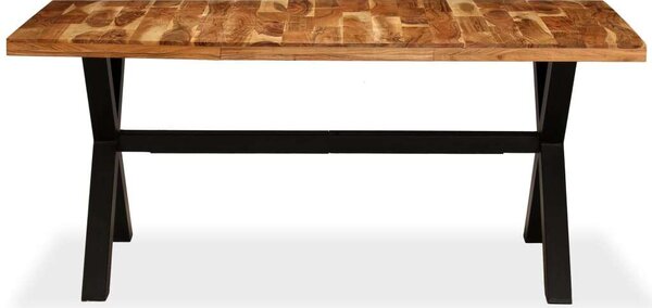 Rusztikus Akácfa-Mangófa Étkezőasztal - 180x90 cm