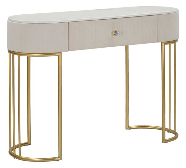 Bézs konzolasztal 100x40 cm Montpellier - Mauro Ferretti