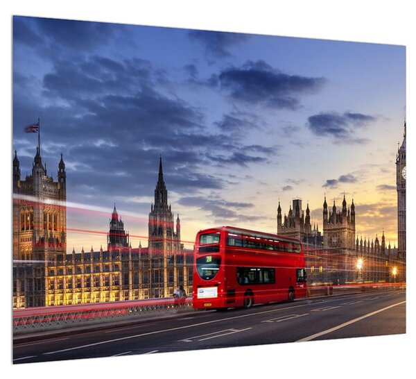 Londoni bus képe (70x50 cm)