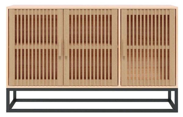 VIDAXL - Tömör Fenyőfa Tálalószekrény - Modern - 105x30x65 cm