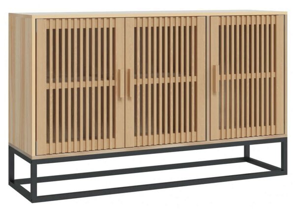 VIDAXL - Tömör Fenyőfa Tálalószekrény - Modern - 105x30x65 cm