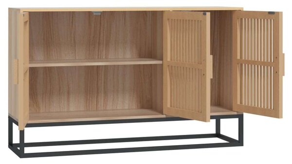VIDAXL - Tömör Fenyőfa Tálalószekrény - Modern - 105x30x65 cm