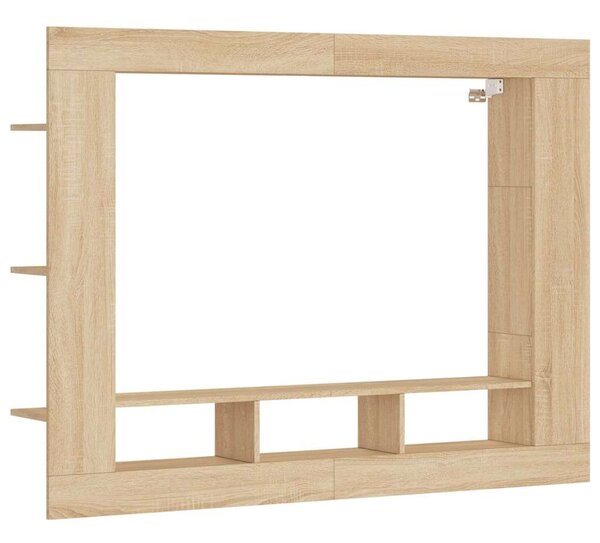 Falra Szerelhető TV Szekrény - Sonoma Tölgy - 152x113 cm