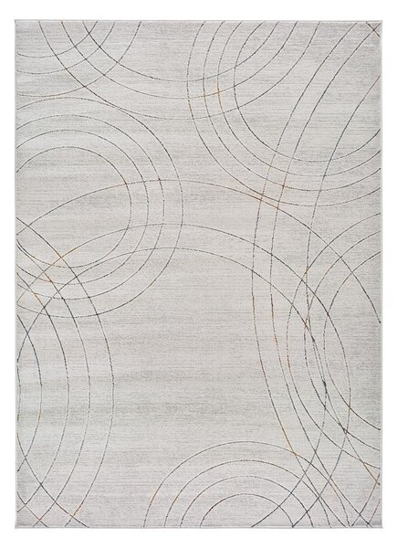 Berlin Circles szürke szőnyeg, 160 x 230 cm - Universal