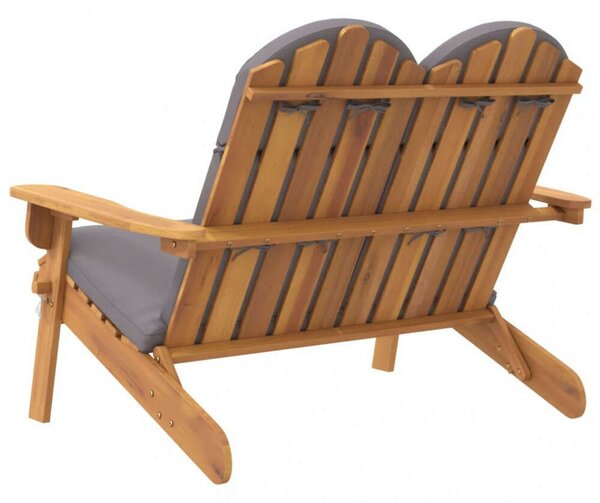 VidaXL Akácfa Adirondack Kerti Pad - 2 személyes