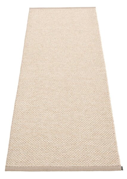 Krémszínű kültéri-beltéri futószőnyeg 70x200 cm Effi Mud – Pappelina