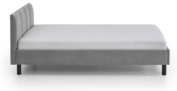 Szürke kárpitozott egyszemélyes ágy ágyrács nélkül 120x200 cm Joker – Meise Möbel