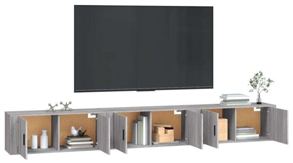 VidaXL Falra Szerelhető TV Szekrény Szett - 3 db - 100x34,5x40 cm