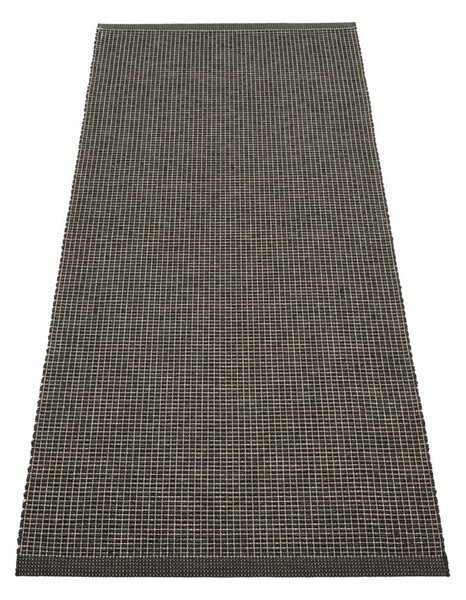 Antracitszürke kültéri-beltéri futószőnyeg 70x180 cm Emm Black Linen – Pappelina