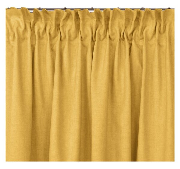 Mustársárga függöny 220x300 cm Carmena – Homede
