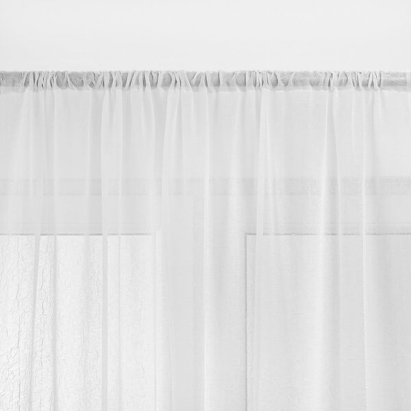 Fehér átlátszó függöny 140x175 cm Kresz – Homede