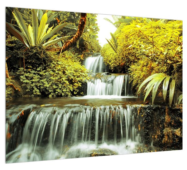 Indonéz vízesések képe (70x50 cm)