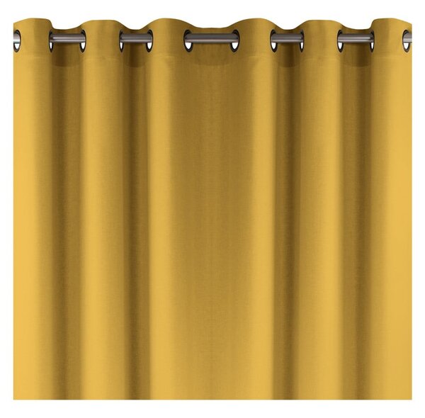 Mustársárga függöny 220x245 cm Carmena – Homede