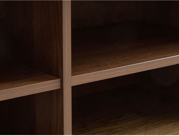 Barna TV-állvány tölgyfa dekorral 180x56x45 cm Nola – Unique Furniture