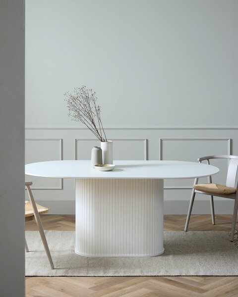 Kerek étkezőasztal 95x180 cm Nola – Unique Furniture