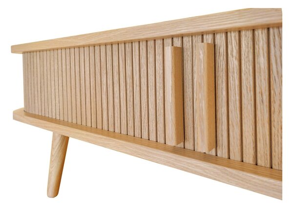 Dohányzóasztal tölgyfa dekorral 58x107.5 cm Rove – Woodman