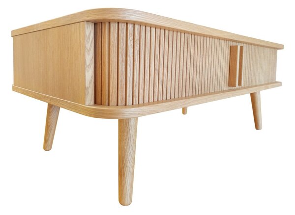 Dohányzóasztal tölgyfa dekorral 58x107.5 cm Rove – Woodman