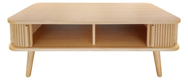 Dohányzóasztal tölgyfa dekorral 58x107.5 cm Rove – Woodman