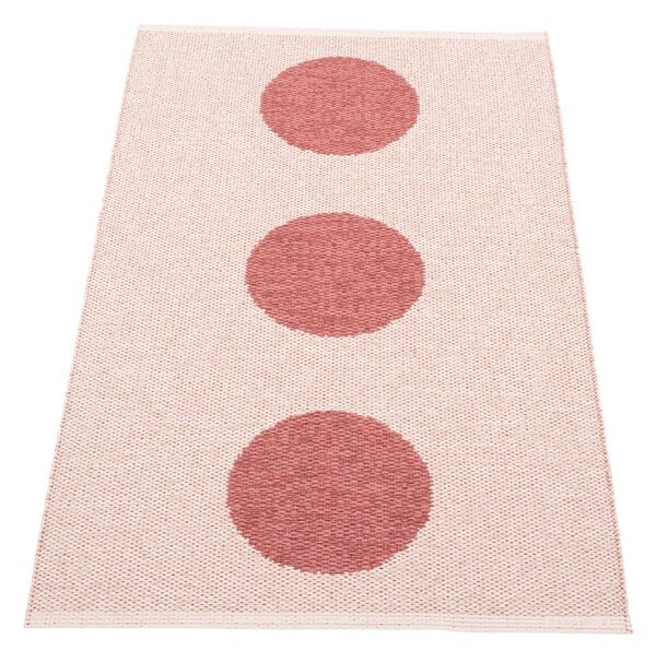 Világospiros kültéri-beltéri szőnyeg 70x120 cm Vera Pop Blush – Pappelina