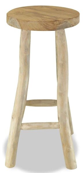 Teakfa Bárszék - Rusztikus - 76cm