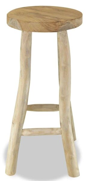Teakfa Bárszék - Rusztikus - 76cm