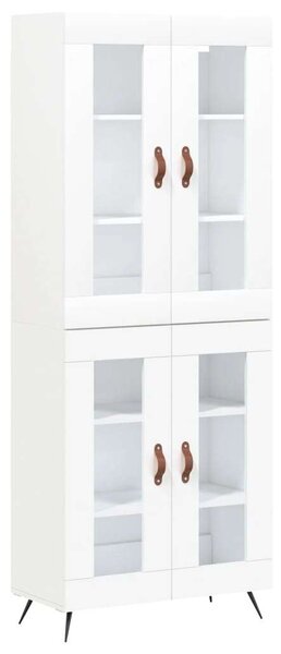 VidaXL Fehér Fa Magasszekrény - 180 cm